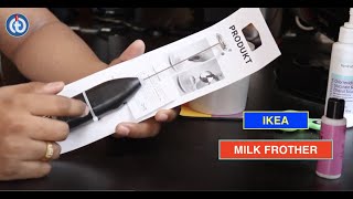 IKEA MILK FROTHER Review amp Battery Installation [upl. by Arhoz]