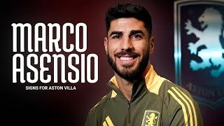 MARCO ASENSIO JOINS ASTON VILLA [upl. by Ahsimin]