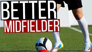 5 Individual Soccer Drills To Become A Better Midfielder [upl. by Adnilram]