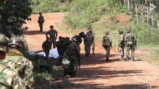 Ataque de las Farc en el Cauca deja diez militares muertos [upl. by Enigroeg]