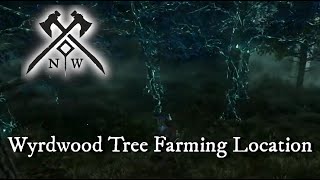 Wyrdwood Tree Farming Location  Brightwood  New World [upl. by Ayor]