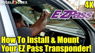 How To Install An EZ Pass Transponder [upl. by Ahsimac212]