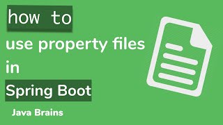 Using property file config with Spring Boot  Microservice configuration with Spring Boot 03 [upl. by Eirallih]