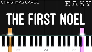 Christmas  The First Noel  EASY Piano Tutorial [upl. by Nepean991]