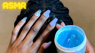 ASMR Nitpicking Scalp  Scalp Oiling Between Knotless Braids [upl. by Auberon501]