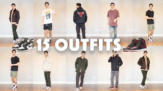 15 Easy Air Jordan 1 Outfits  Mochas Breds Royal Toes amp Bloodlines [upl. by Aletsirc]