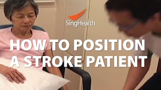 How To Position A Stroke Patient [upl. by Enelkcaj527]