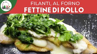 FETTINE DI PETTO DI POLLO AL FORNO IN 1 MINUTO  ricette veloci  FoodVlogger [upl. by Ahsykal725]