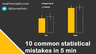 Ten Statistical Mistakes in 5 Min [upl. by Blanchette]