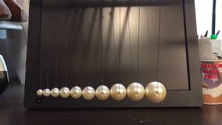 Newtons Cradle with Tapered Mass [upl. by Faruq]