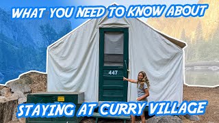 Curry Village Yosemite  What to Know About Curry Village [upl. by Lundeen]