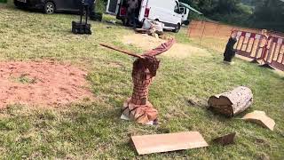 A fabulous range of wooden sculpture at Caerleon festival 2024 [upl. by Nisen]