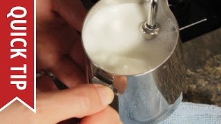 How to AutoFroth Milk for Lattes [upl. by Anitrebla]