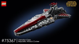 LEGO Star Wars  VenatorClass Republic Attack Cruiser 75367 [upl. by Hsetim476]