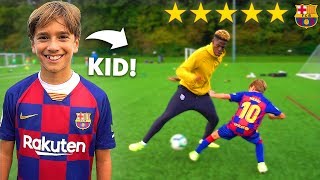 10 YEAR OLD KID MESSI CALLED ME OUT I LOST THIS FOOTBALL COMPETITION [upl. by Heriberto]