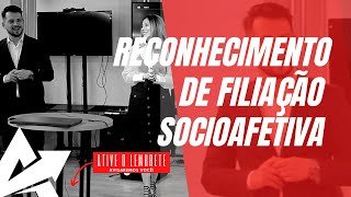 DIREITO DE FAMÍLIA Reconhecimento de filiação socioafetiva [upl. by Rinna]