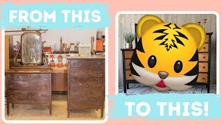 Furniture Flip GONE WRONG  Tiger Oak Antique Dressers  300 PROFIT  FURNITURE FLIPPING TEACHER [upl. by Yerffoej]