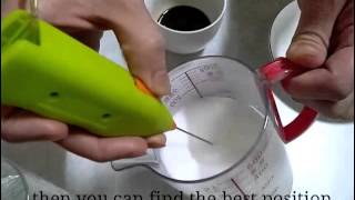 How To Make Latte Art with Mini Milk Frother [upl. by Minni]