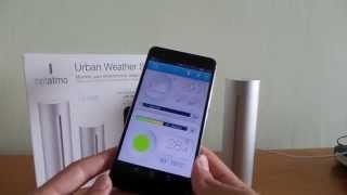 NETATMO Weather Station időjárás állomás bemutató videó [upl. by Annoirb56]