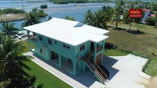 Placencia Belize Real Estate  Marina home  Boat slip  Waterfront  Private boat dock [upl. by Keeton]