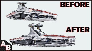 The BEST Way How to MODIFYFIX Lego VenatorClass Republic Attack Cruiser No Extra pieces 8039 [upl. by Rutledge]