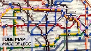 Tube Map made of LEGO [upl. by Nhguaval]