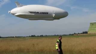 Airlander crash lands after second flight [upl. by Peckham]