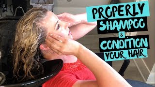 How to Properly Shampoo Condition and Dry Your Hair  InDepth Tutorial with Tips and Tricks [upl. by Mairym]