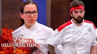 Both Kitchens Get Yelled At BEFORE Service  Hells Kitchen [upl. by Wailoo842]