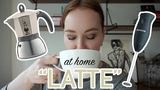 HOW TO MAKE A quotLATTEquot AT HOME moka pot  frother [upl. by Willin343]