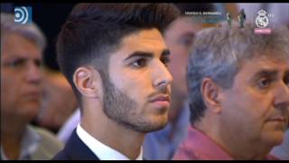 Marco Asensio se emociona en su presentación como jugador del Real Madrid [upl. by Nnasus]