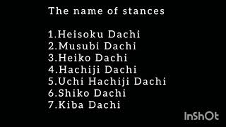 Introduction and Practice of Dachi Basic Stances [upl. by Hasty]