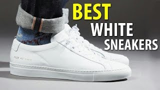 BEST WHITE SNEAKERS 2018  MEN’S SUMMER SHOES  Alex Costa [upl. by Okorih]