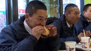 Gurkhas Try McDonalds For The First Time  Forces TV [upl. by Smoht196]