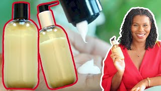 How To Make HAIR CONDITIONER  RINSE OUT and LEAVE IN Recipes [upl. by Hylan510]