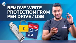 4 Ways Remove Write Protection From USB Pendrive  quotThe disk is write protectedquot Fix [upl. by Aihsikal]