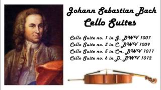 Johann Sebastian Bach  Cello suites in 432 Hz great for reading or studying [upl. by Redna530]