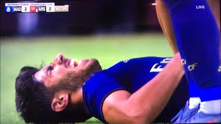 Marco Asensio KNEE INJURY vs Arsenal [upl. by Annayrb]