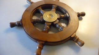 Making A Wood Ships Wheel [upl. by Judi]