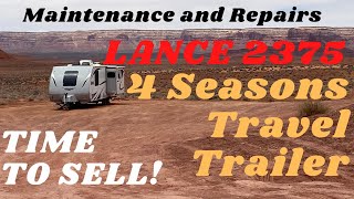 Lance Travel Trailer 2375  is it time To Sell [upl. by Nosnej]