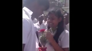 Valentines Day Proposal in High School [upl. by Hgeilhsa]