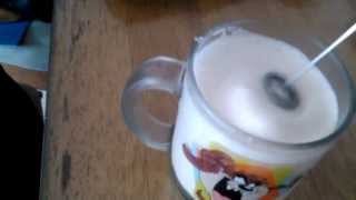 Aerolatte Review Frothing Cold Milk In Under 1 Minute [upl. by Ralston151]