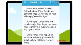 Ehangano song 54  Oshiwambo song Namibian gospel song [upl. by Teriann583]