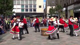 German Folk Dancing Thüringer Folklore Tanzensemble Rudolstadt Perth Perthshire Scotland [upl. by Douty]