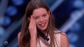 Americas Got Talent COURTNEY HADWIN 2018 VIRAL GIRL [upl. by Petra77]